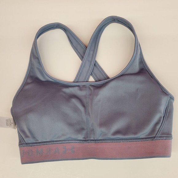 Under Armour Heather Keyhole-Back  Sport Bra - Picture 4 of 7